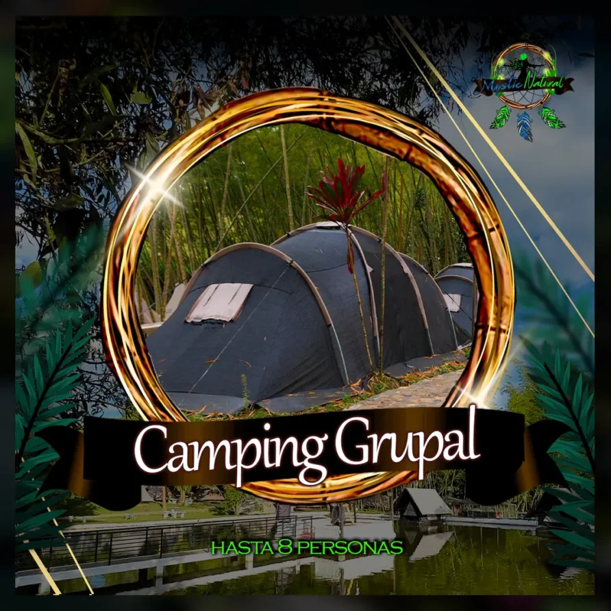 camping grupal 8 personas