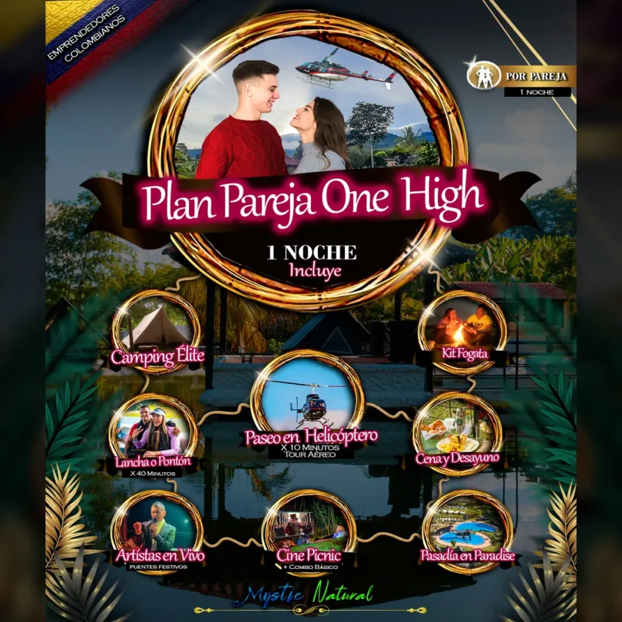 Plan Pareja One High (2 Dias – 1 noche)