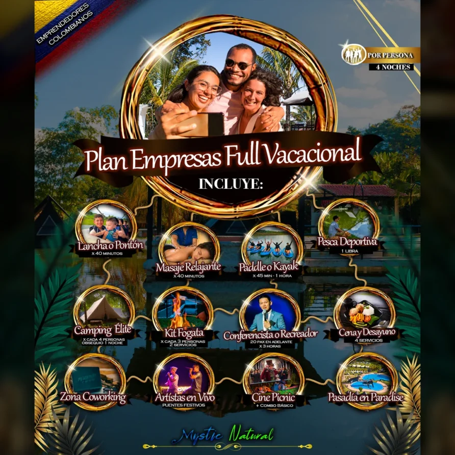 Plan Empresas Full Vacacional (5 Dias- 4 Noches)