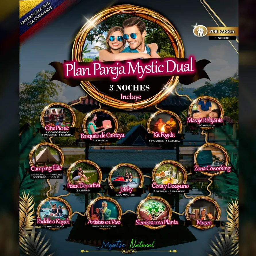 Plan Pareja Mystic Dual (3 Noches)